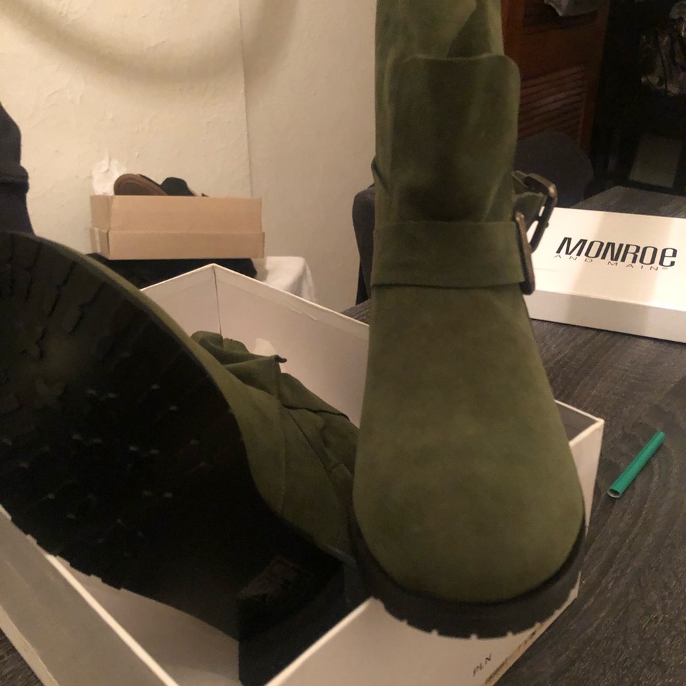 Olive Green winter boots